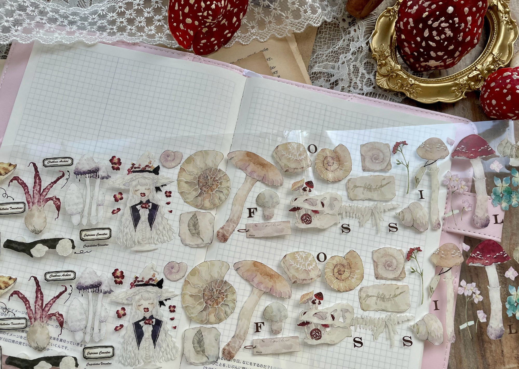 Castle of Clouds Clear Tape: White Haired Witch