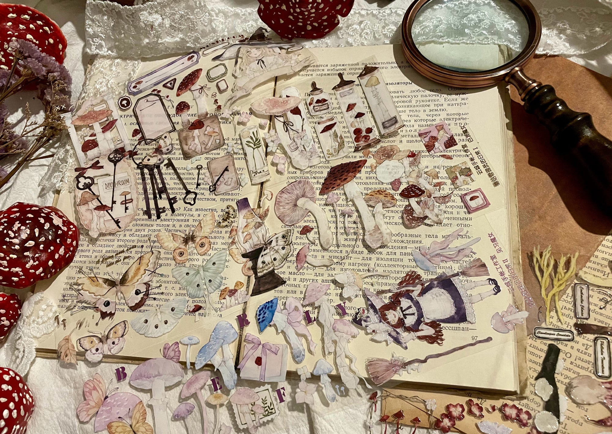 Castle of Clouds Clear Tape: White Haired Witch