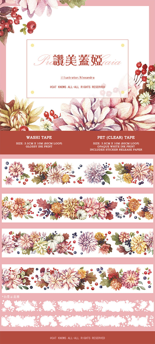 Cat Knows All Masking Tape: Praise to Gaia