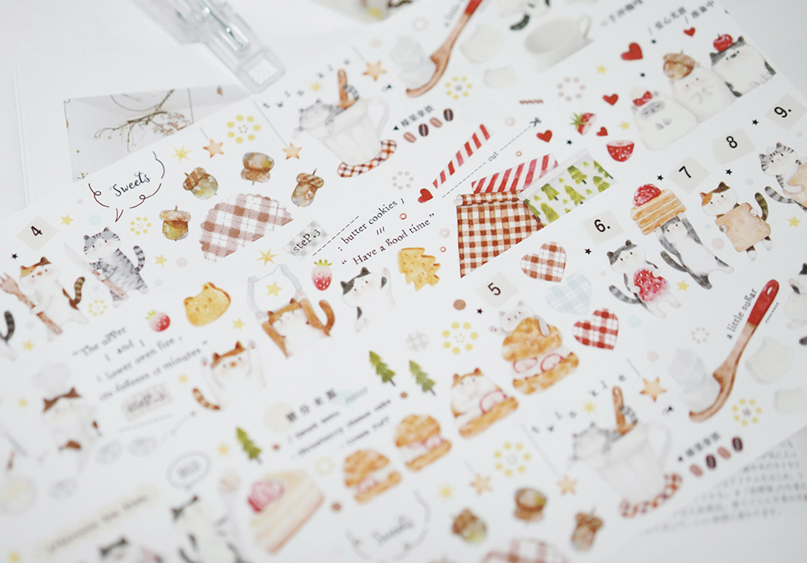Tang Yuan Masking Tape: Cat's Afternoon Tea Time