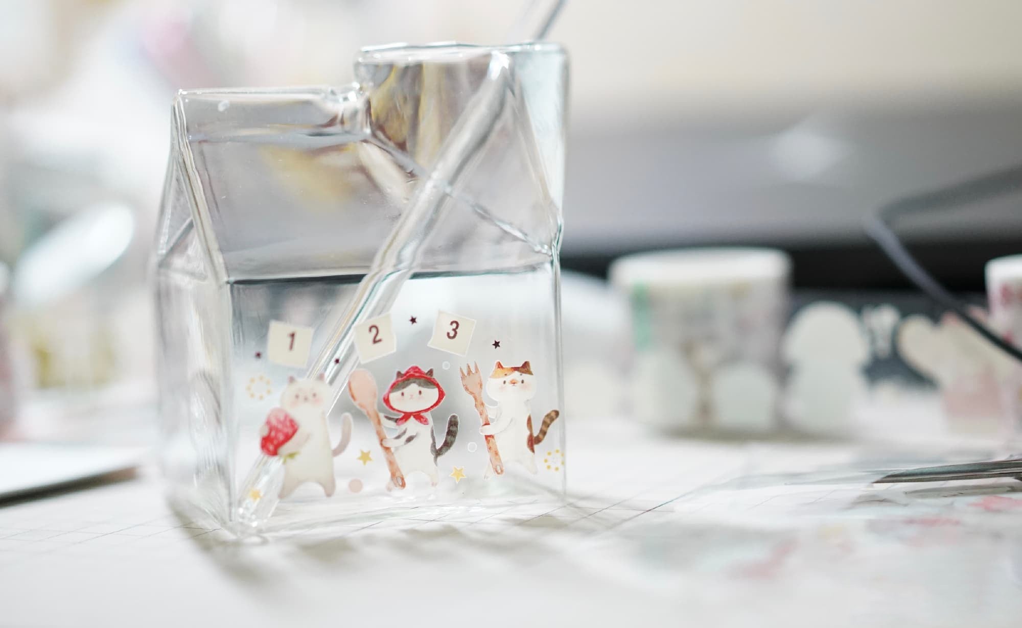 Tang Yuan Masking Tape: Cat's Afternoon Tea Time