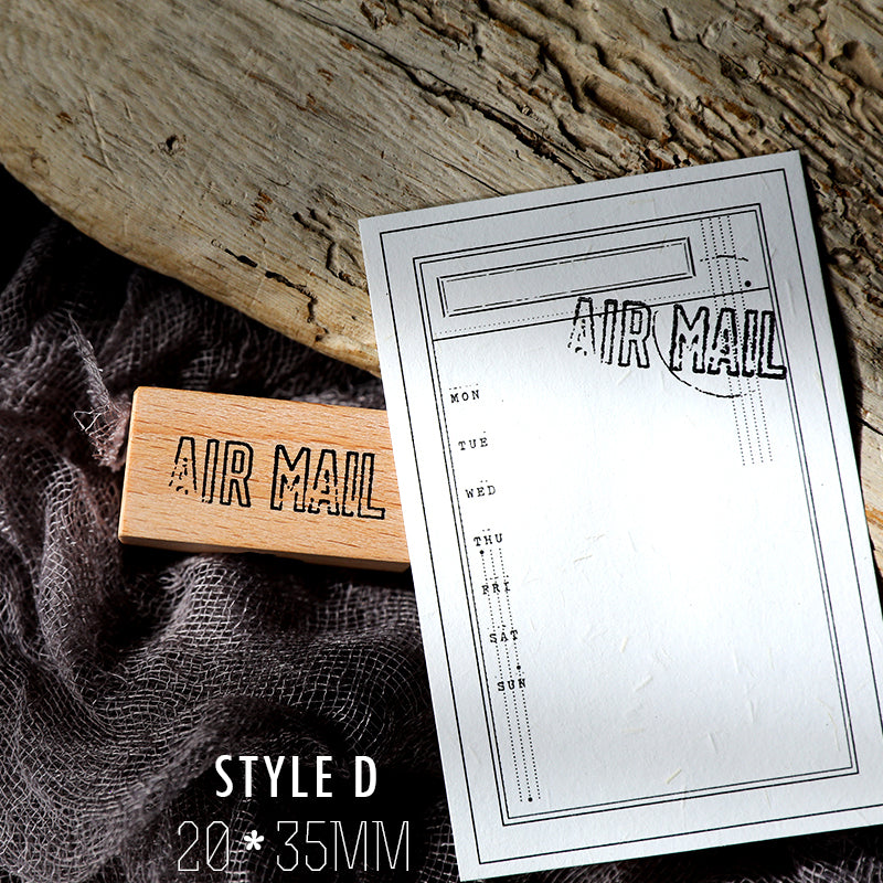 Cheeserabbit Studio: Vintage Postmarks Wooden Stamps