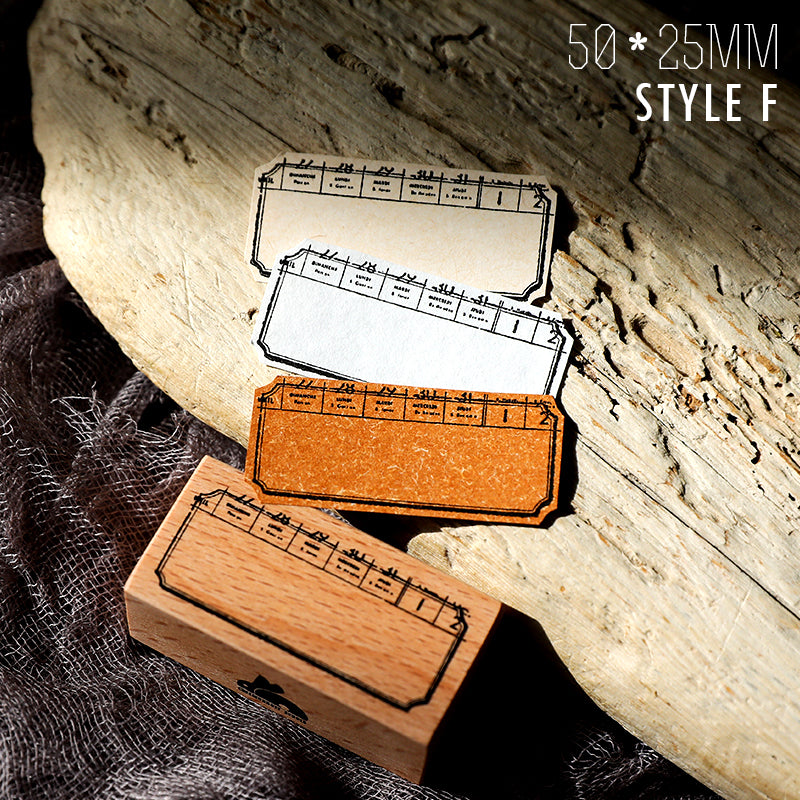 Cheeserabbit Studio: Vintage Postmarks Wooden Stamps