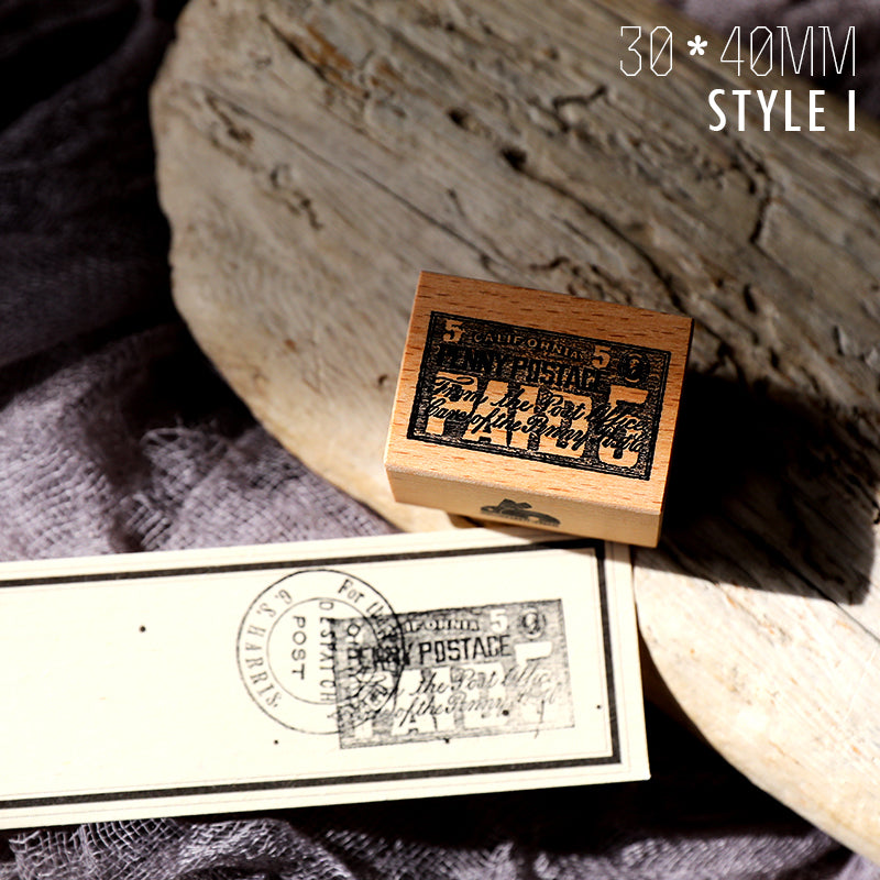 Cheeserabbit Studio: Vintage Illustration Wooden Stamps