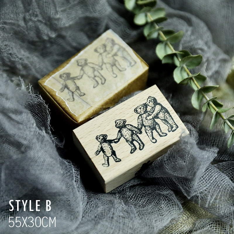 Cheeserabbit Studio: Vintage Illustration Wooden Stamps