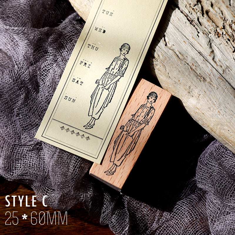 Cheeserabbit Studio: Vintage Illustration Wooden Stamps