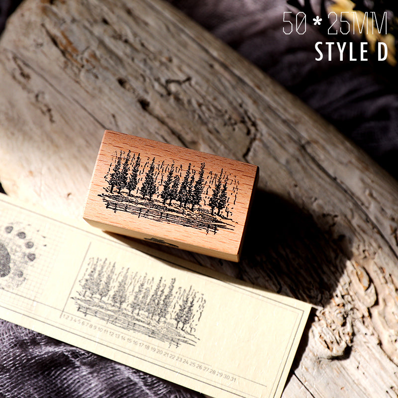 Cheeserabbit Studio: Vintage Illustration Wooden Stamps