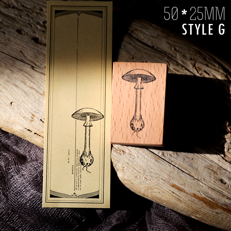 Cheeserabbit Studio: Vintage Illustration Wooden Stamps