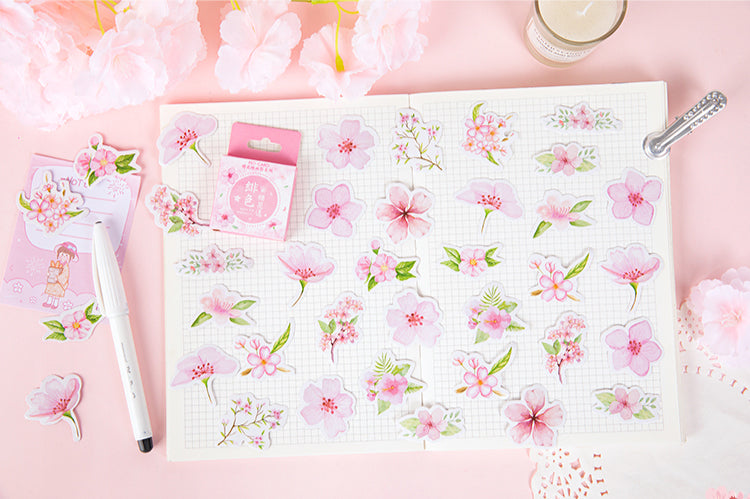 Cherry Blossom Box Stickers Set B