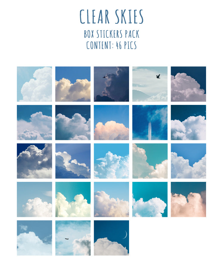 Clear Skies Box Sticker Set