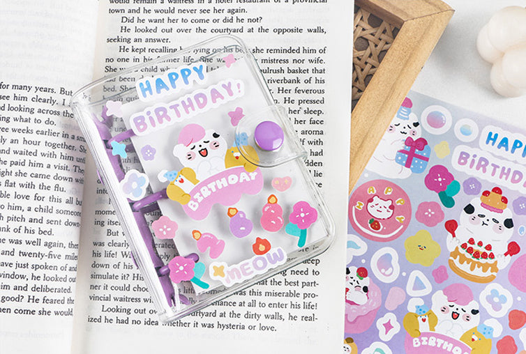 Cloud Puff Cats Sticker Sheets