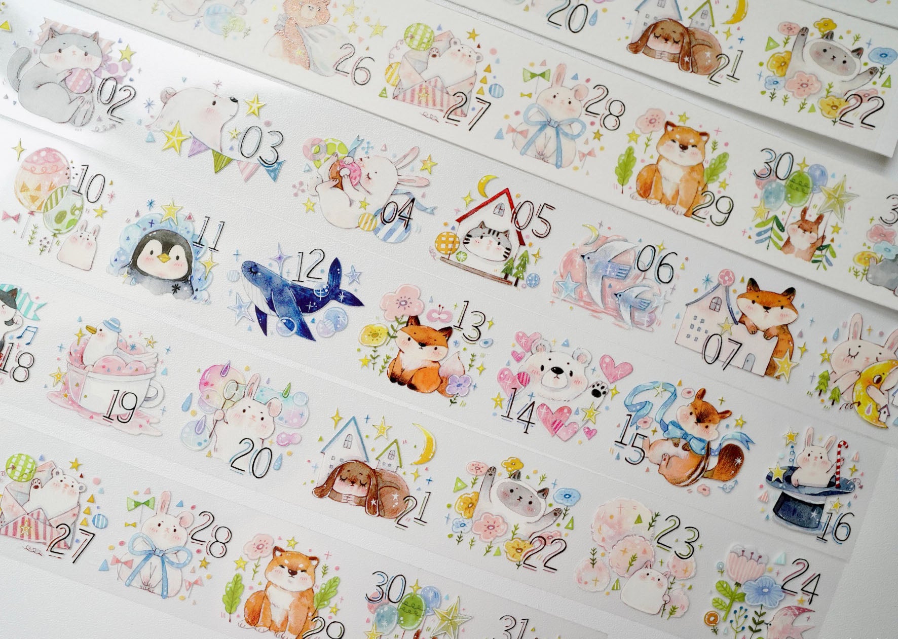 Tang Yuan Masking Tape: Cozy Calendar