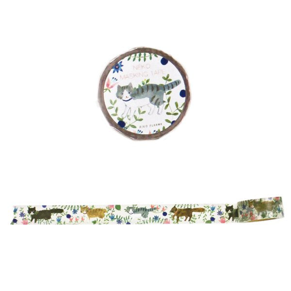 Aiko Fukawa x Cozyca Washi Tape: Cat