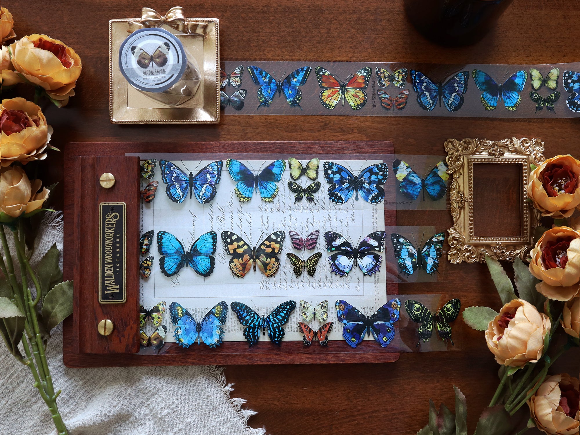 Crystal Butterflies Masking Tape