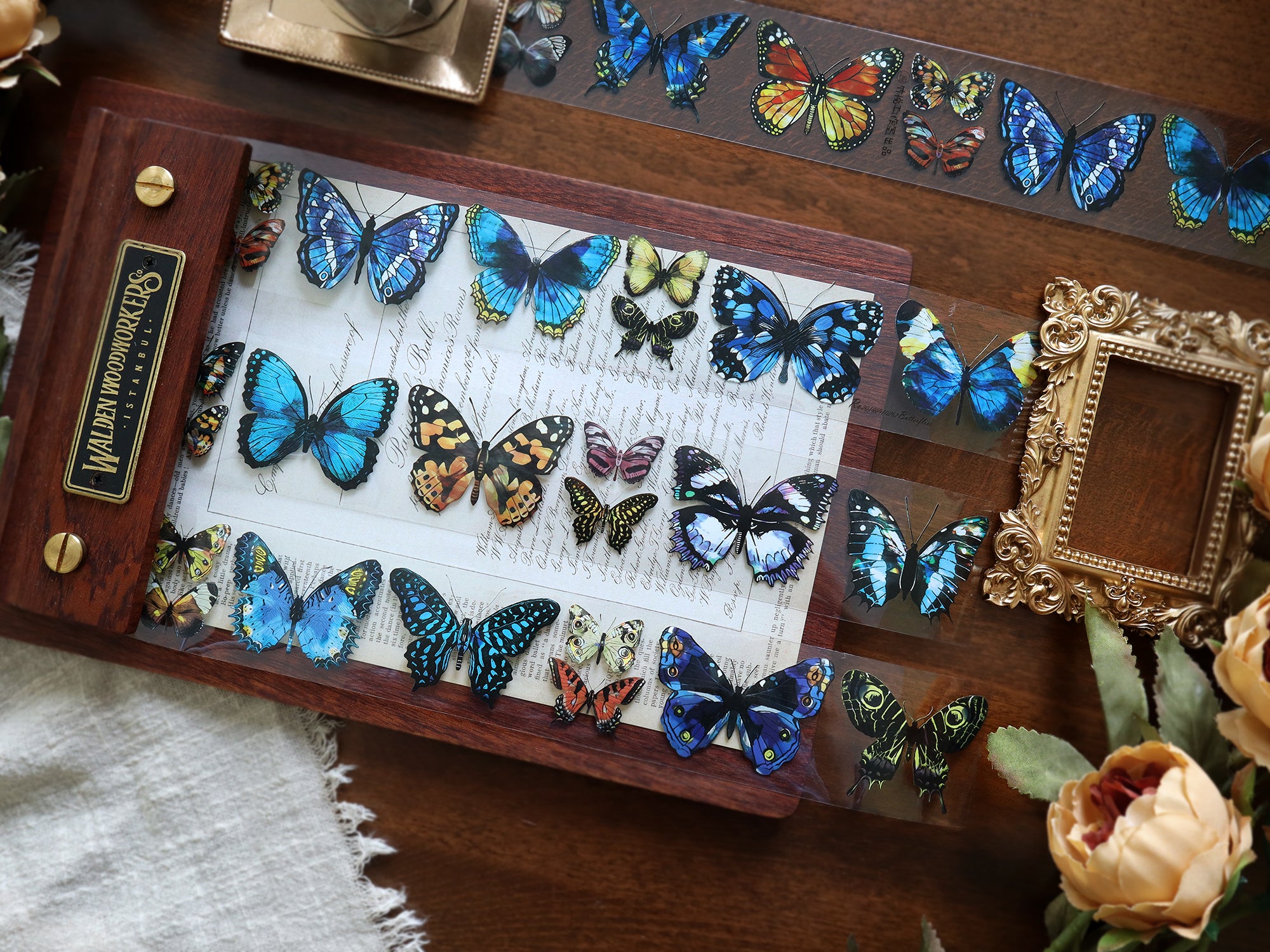 Crystal Butterflies Masking Tape