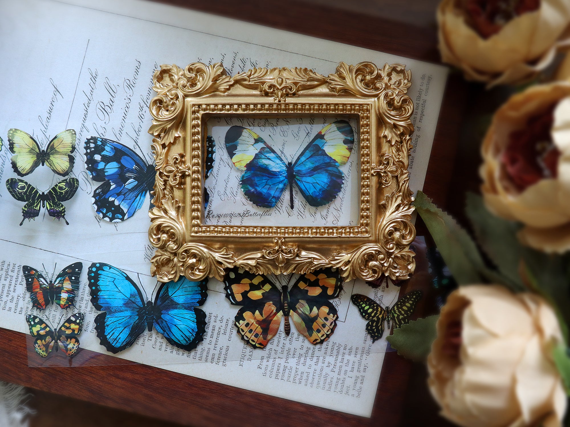 Crystal Butterflies Masking Tape