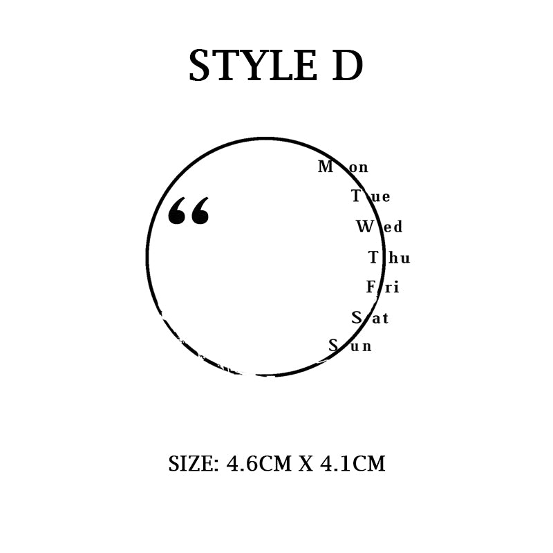 Cute Lemon Handmade Stamp: Frames