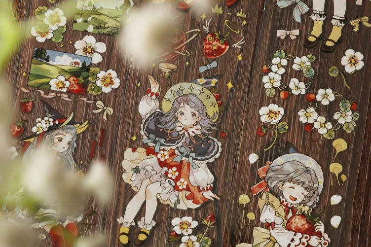 Daily Life Masking Tape: Strawberry Witch