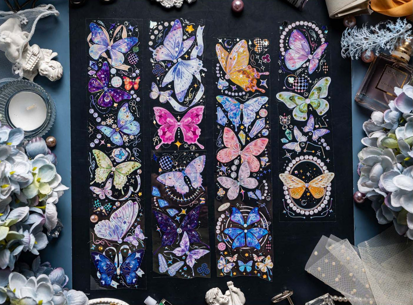 Deer Studio Masking Tape: Starry Night Butterflies