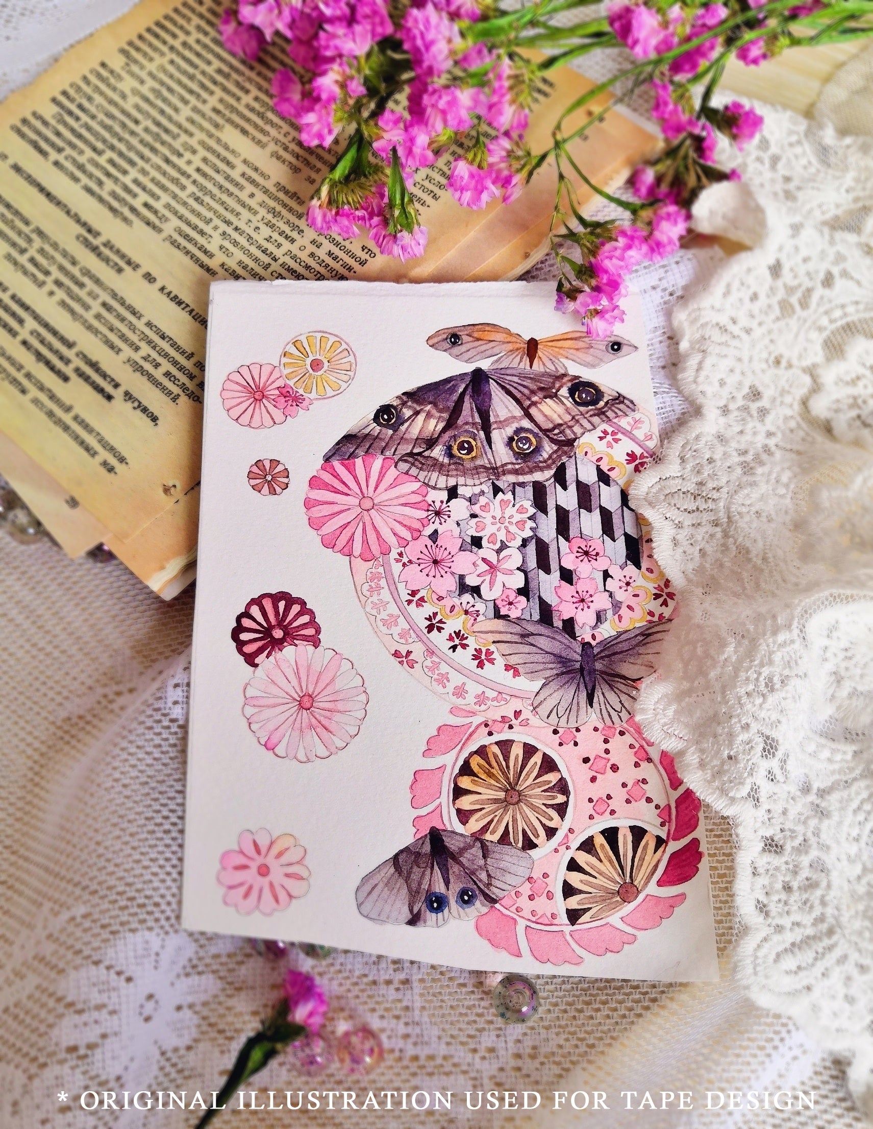 Summer Butterflies Masking Tape