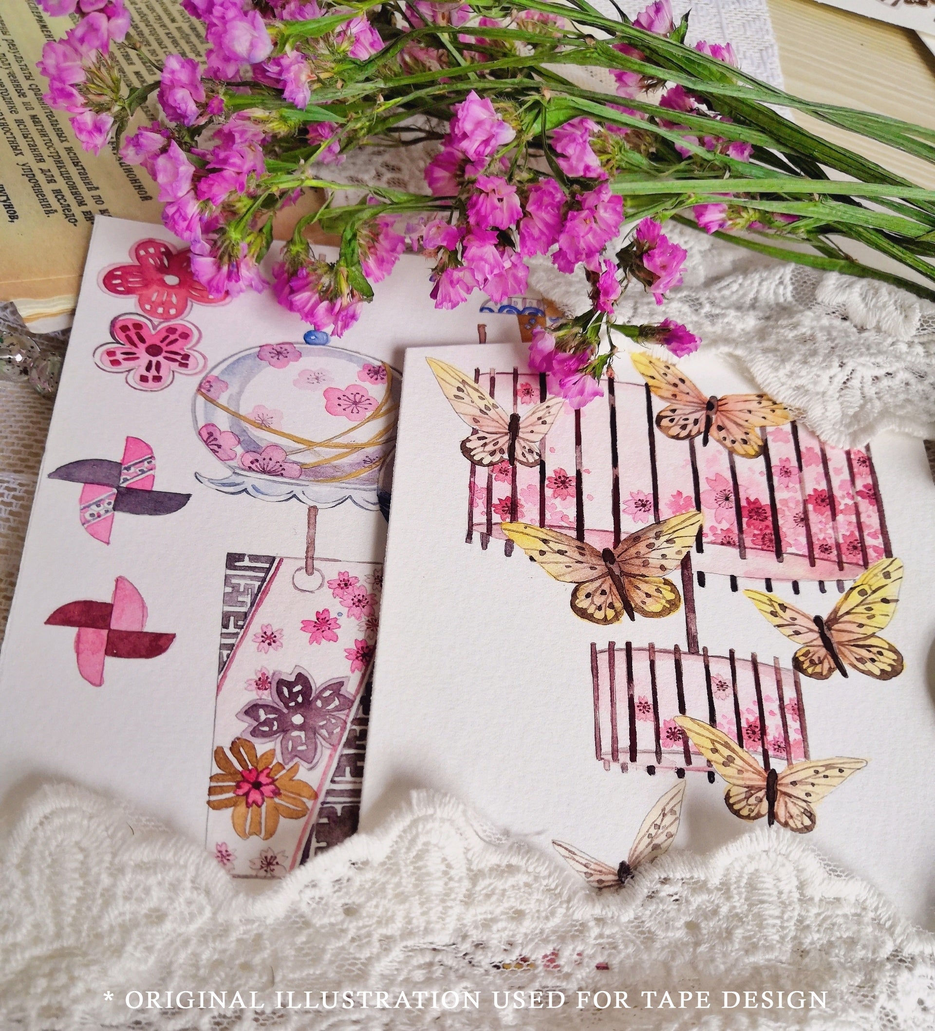 Summer Butterflies Masking Tape