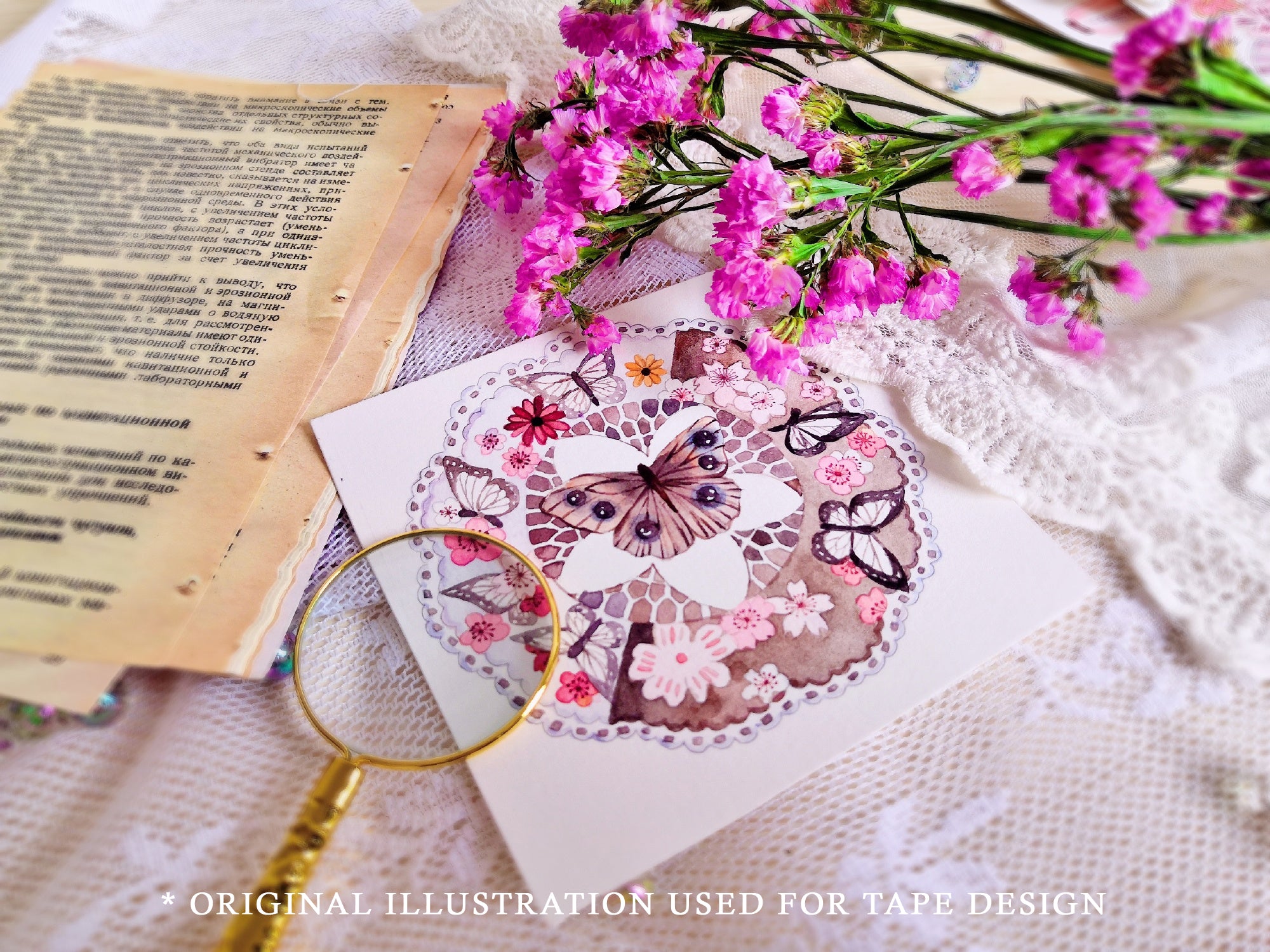 Summer Butterflies Masking Tape