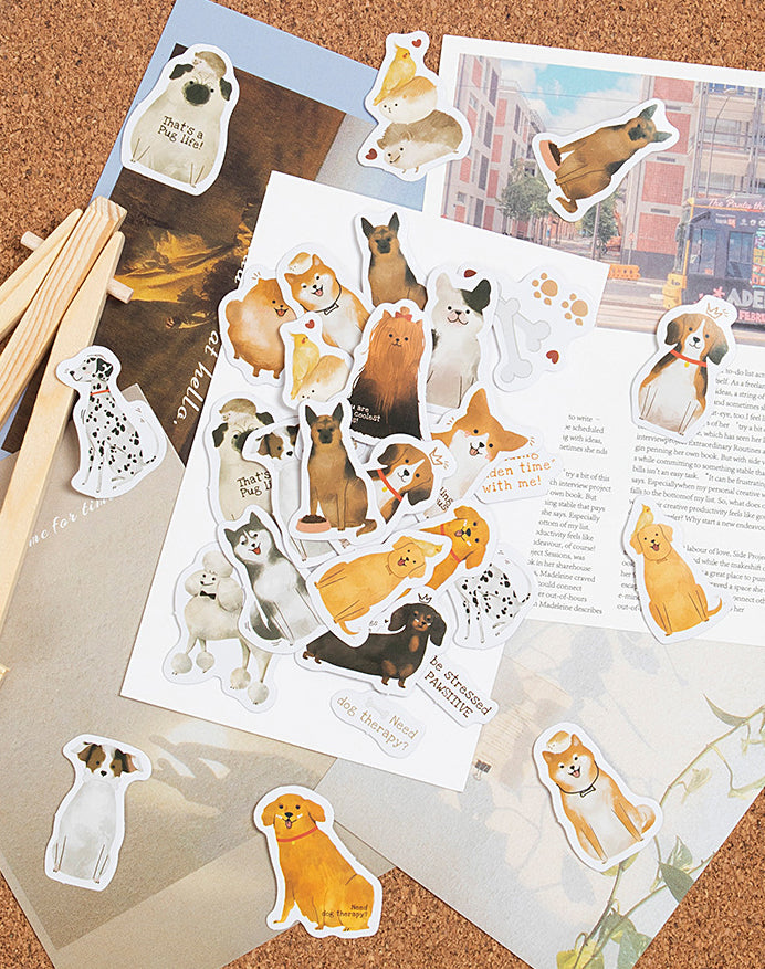 Dog Days Box Sticker Set
