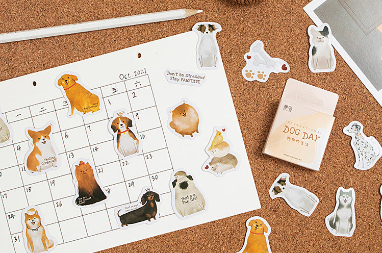 Dog Days Box Sticker Set