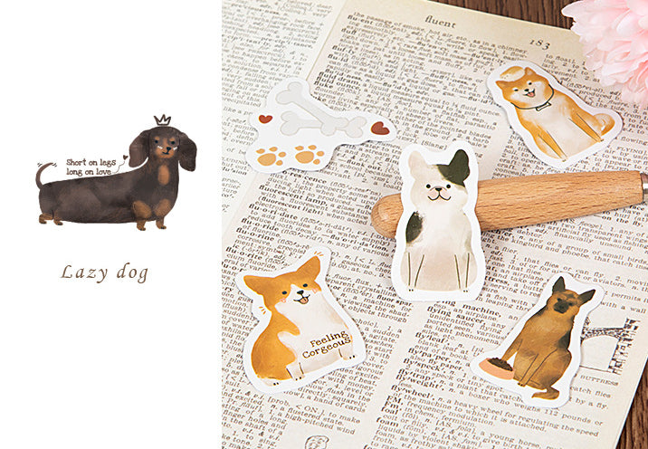 Dog Days Box Sticker Set