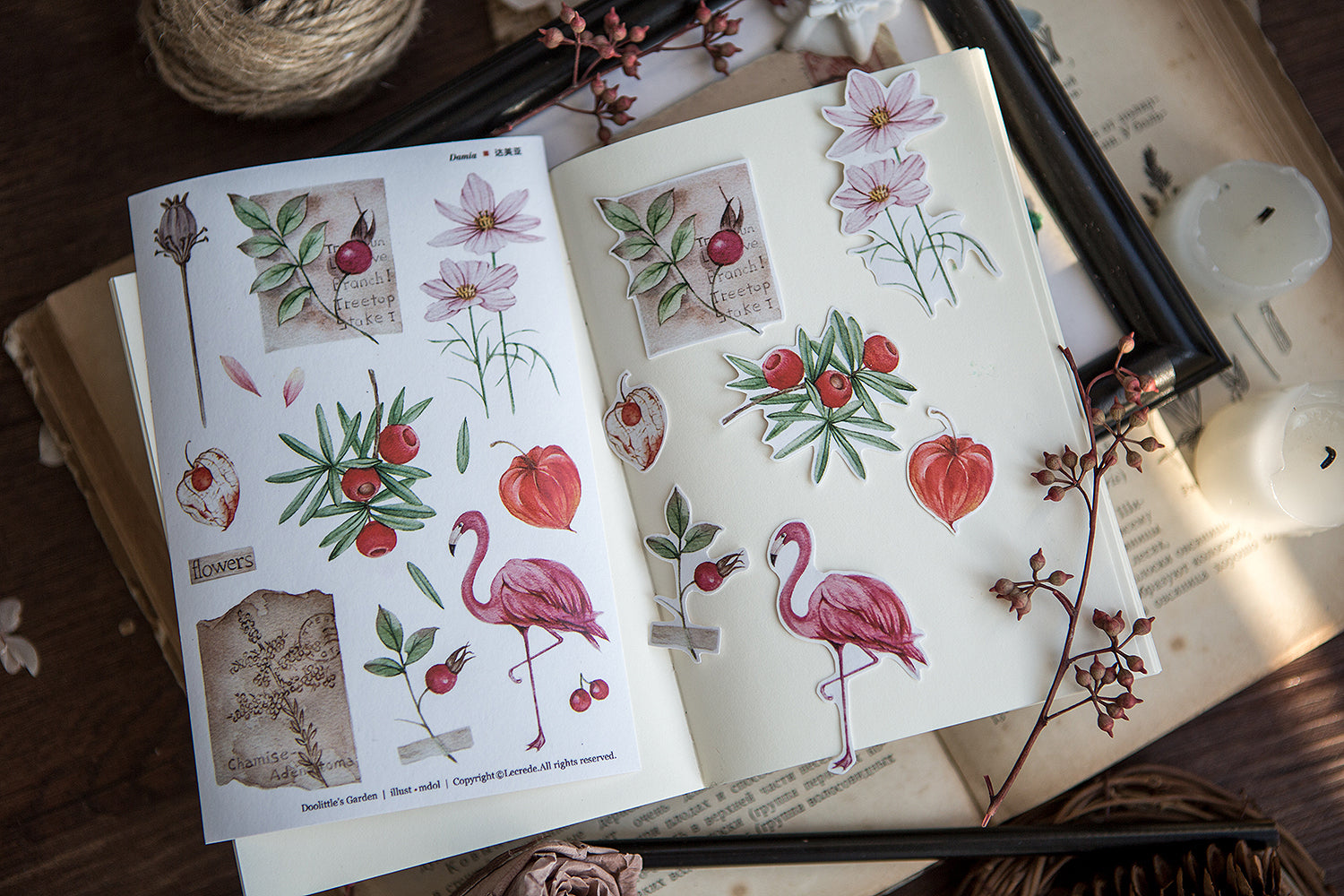 Doolittle's Garden 2 Sticker Sheet: Damia