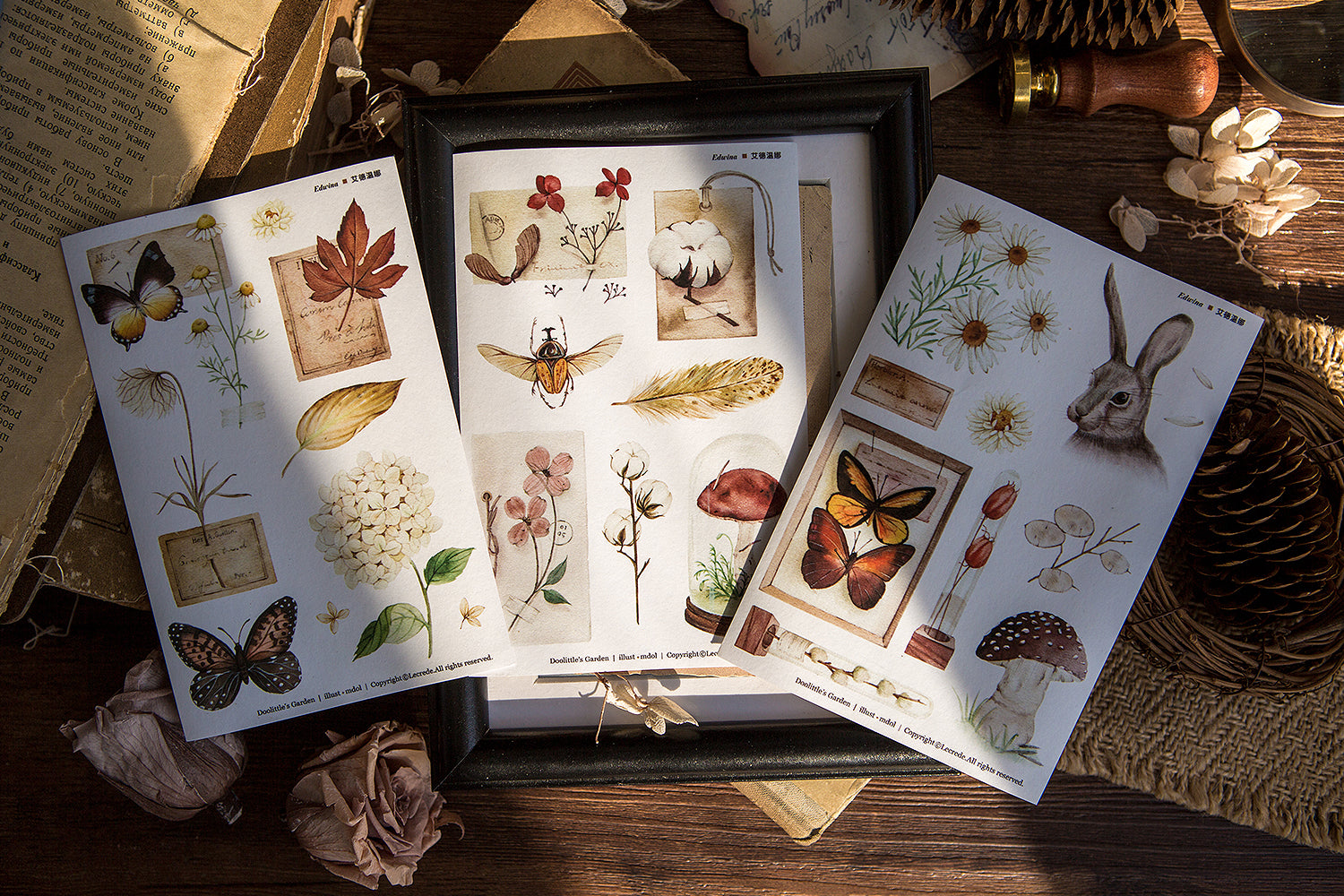Doolittle's Garden 2 Sticker Sheet: Edwina