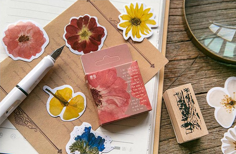 Pressed Flowers Box Stickers Set 2