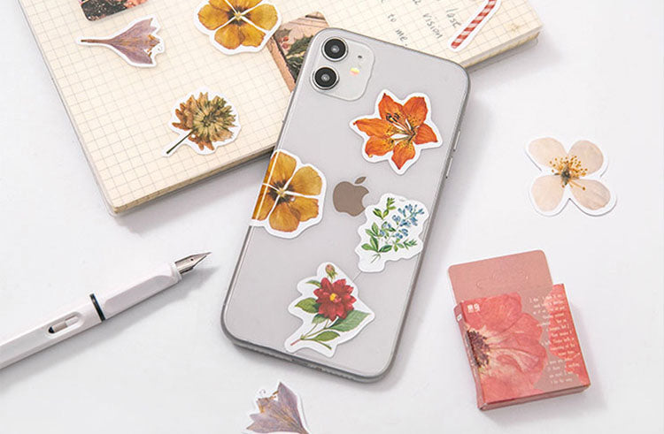 Pressed Flowers Box Stickers Set 2