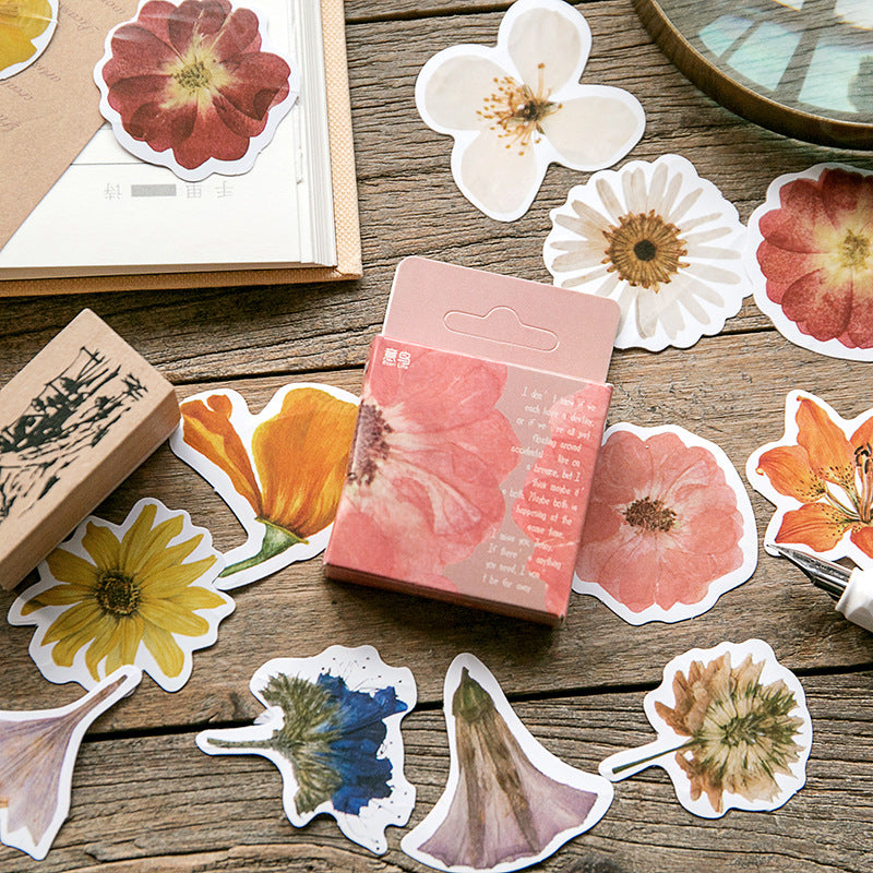 Pressed Flowers Box Stickers Set 2