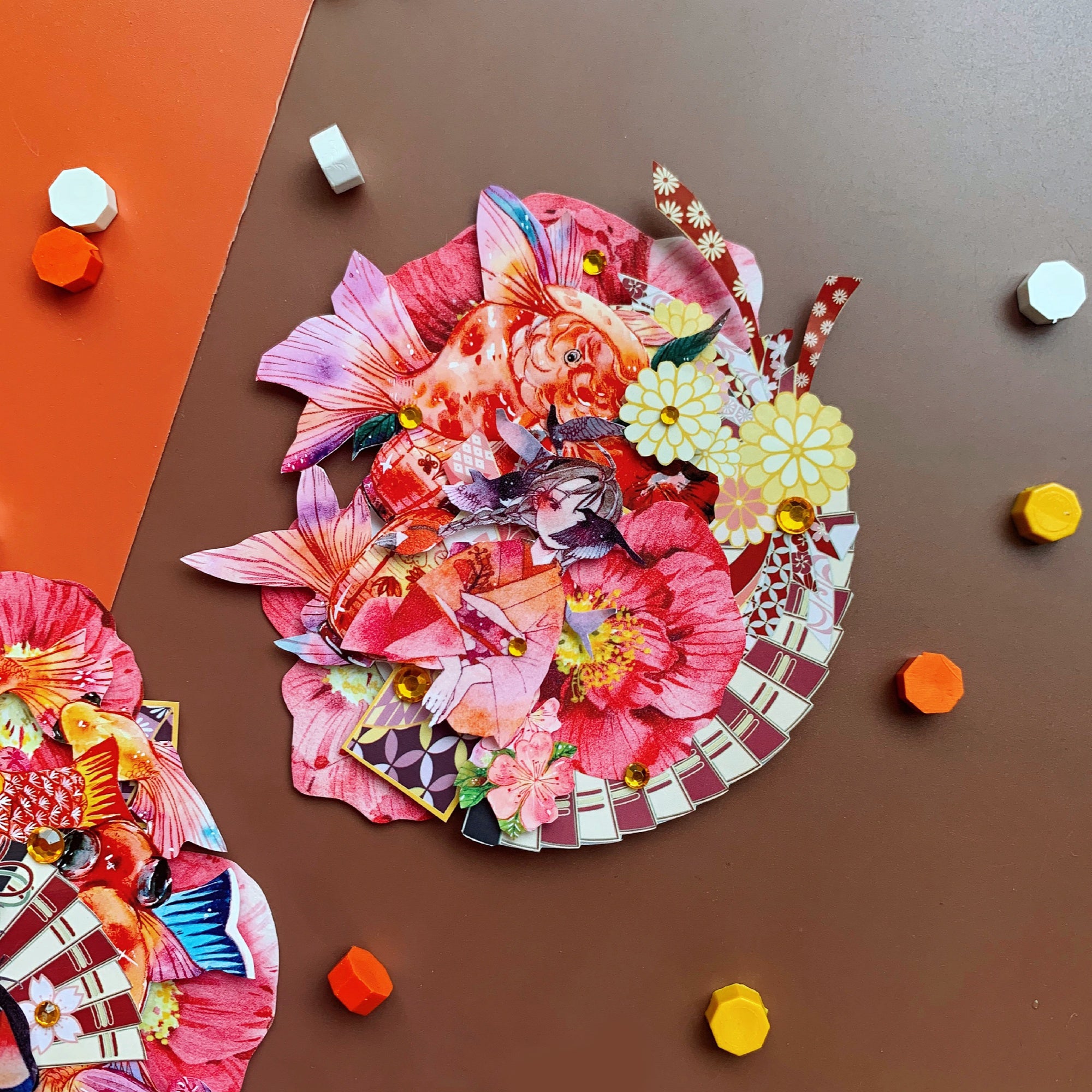 Goldfish and Fireworks Masking Tape
