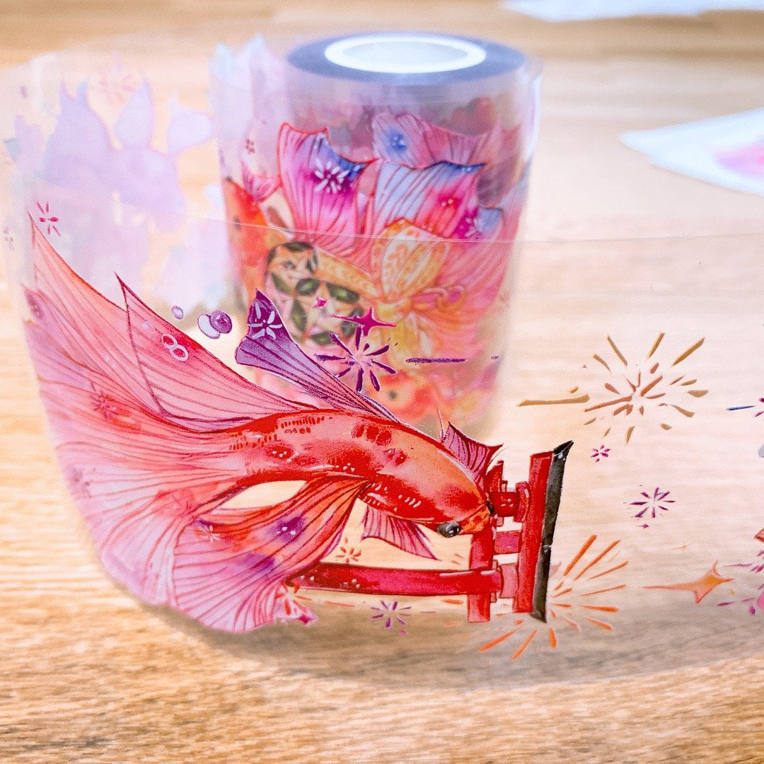 Goldfish and Fireworks Masking Tape