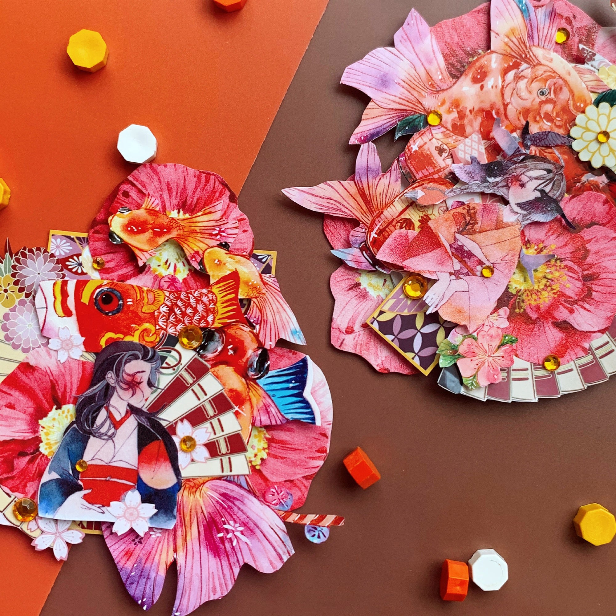 Goldfish and Fireworks Masking Tape