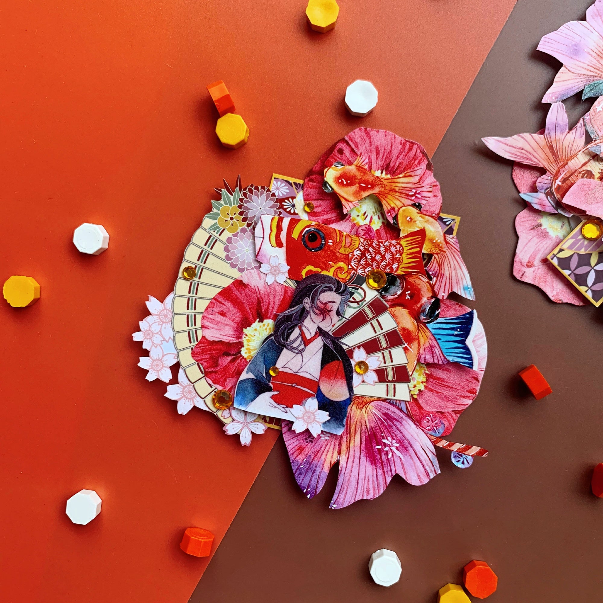 Goldfish and Fireworks Masking Tape