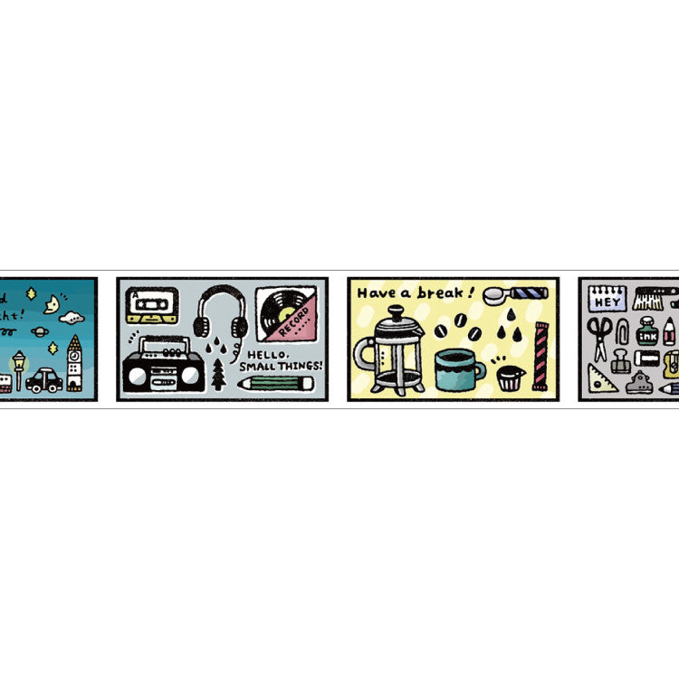 Eric Small Things x Papier Platz Washi Tape: Desktop Objects