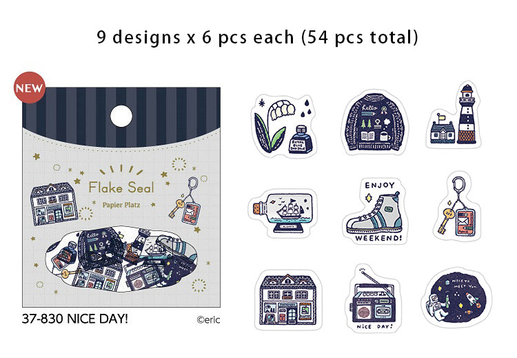 Eric x Papier Platz Stickers Pack