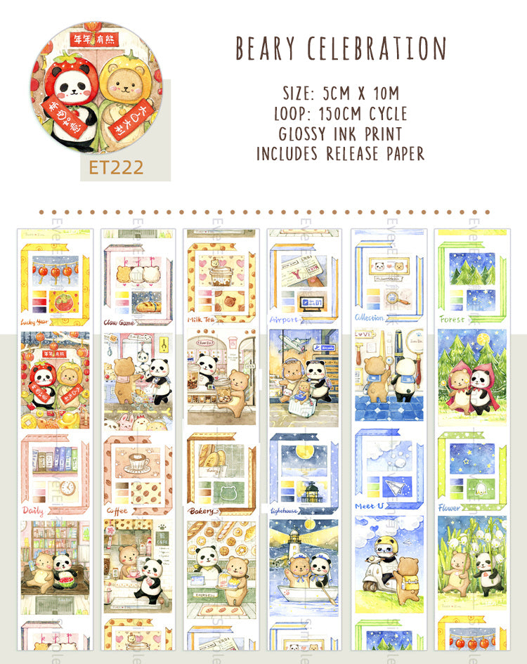 EverEin Washi Tape: Beary Celebration