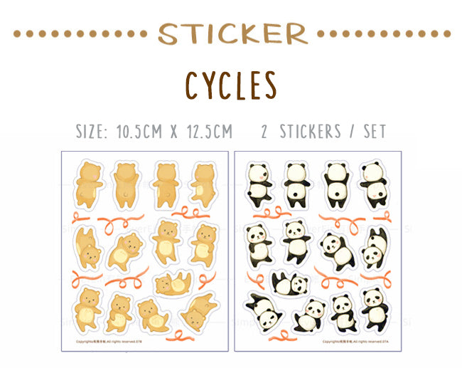 EverEin Sticker Sheet: Dates and Cycles