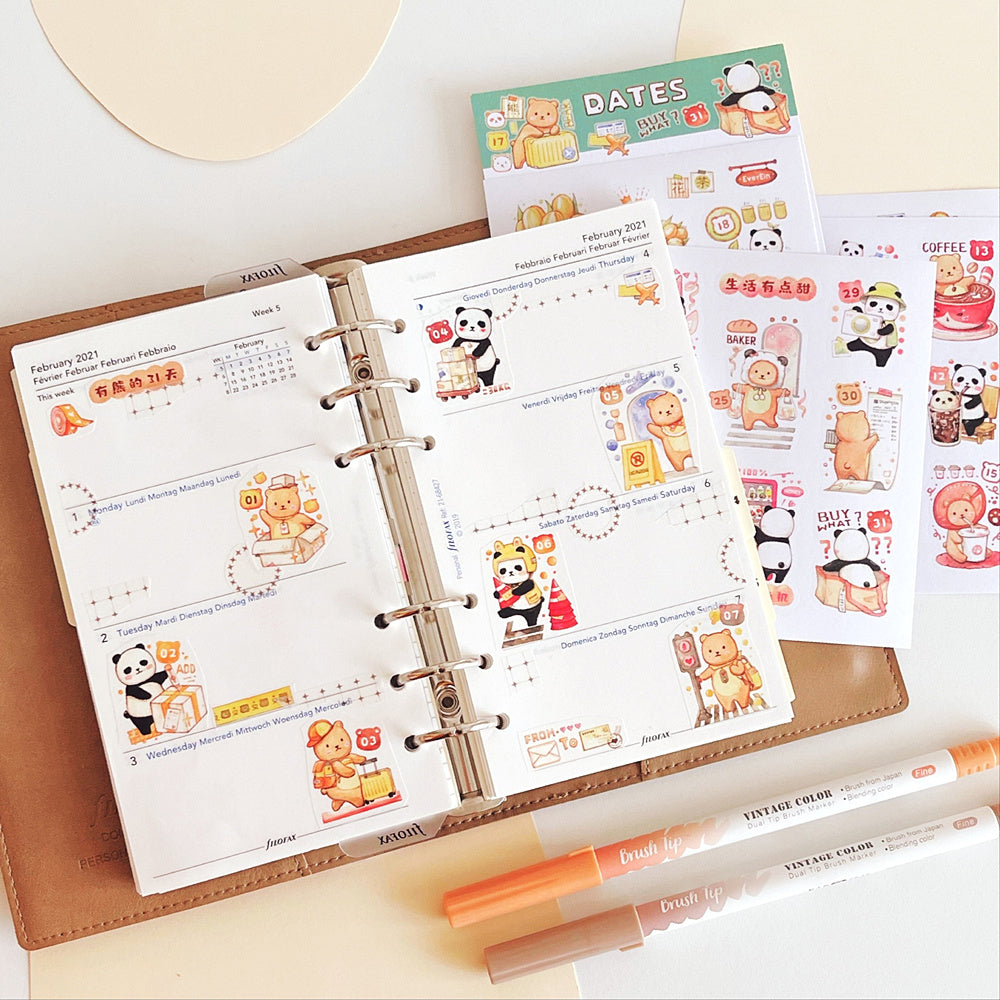 EverEin Sticker Sheet: Dates and Cycles