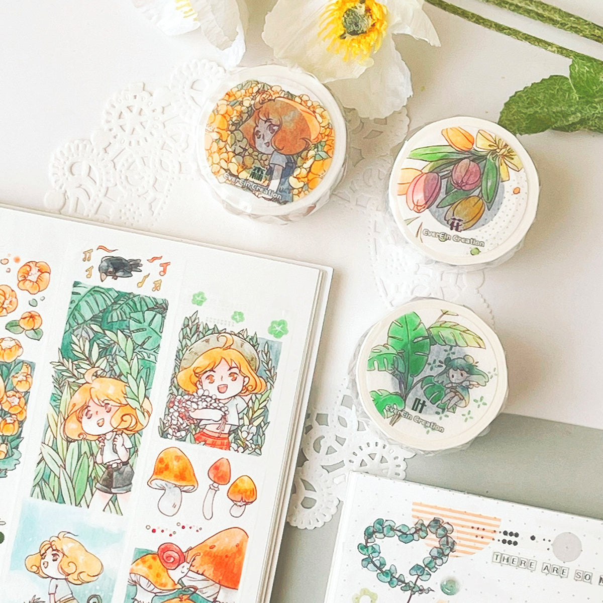 EverEin Washi Tape: Forest Spirit Series