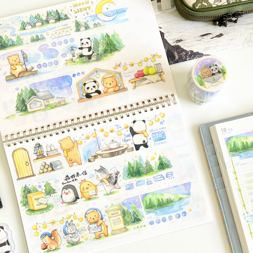 EverEin Washi Tape: Letter from the Forest