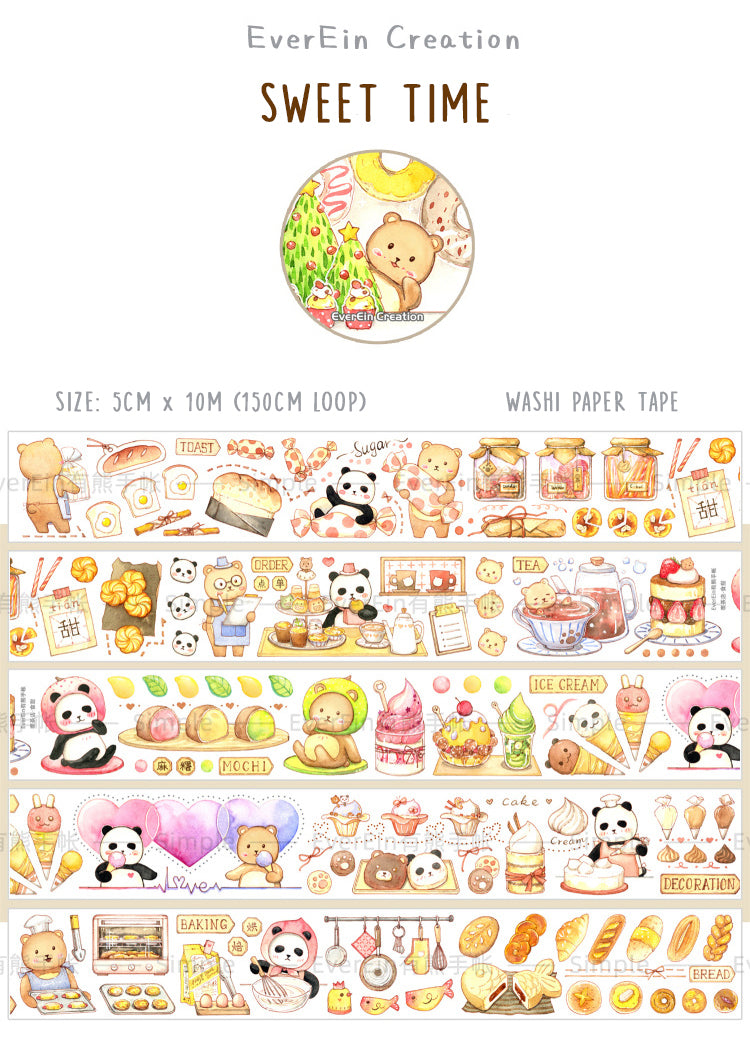 EverEin Washi Tape: Sweet Time