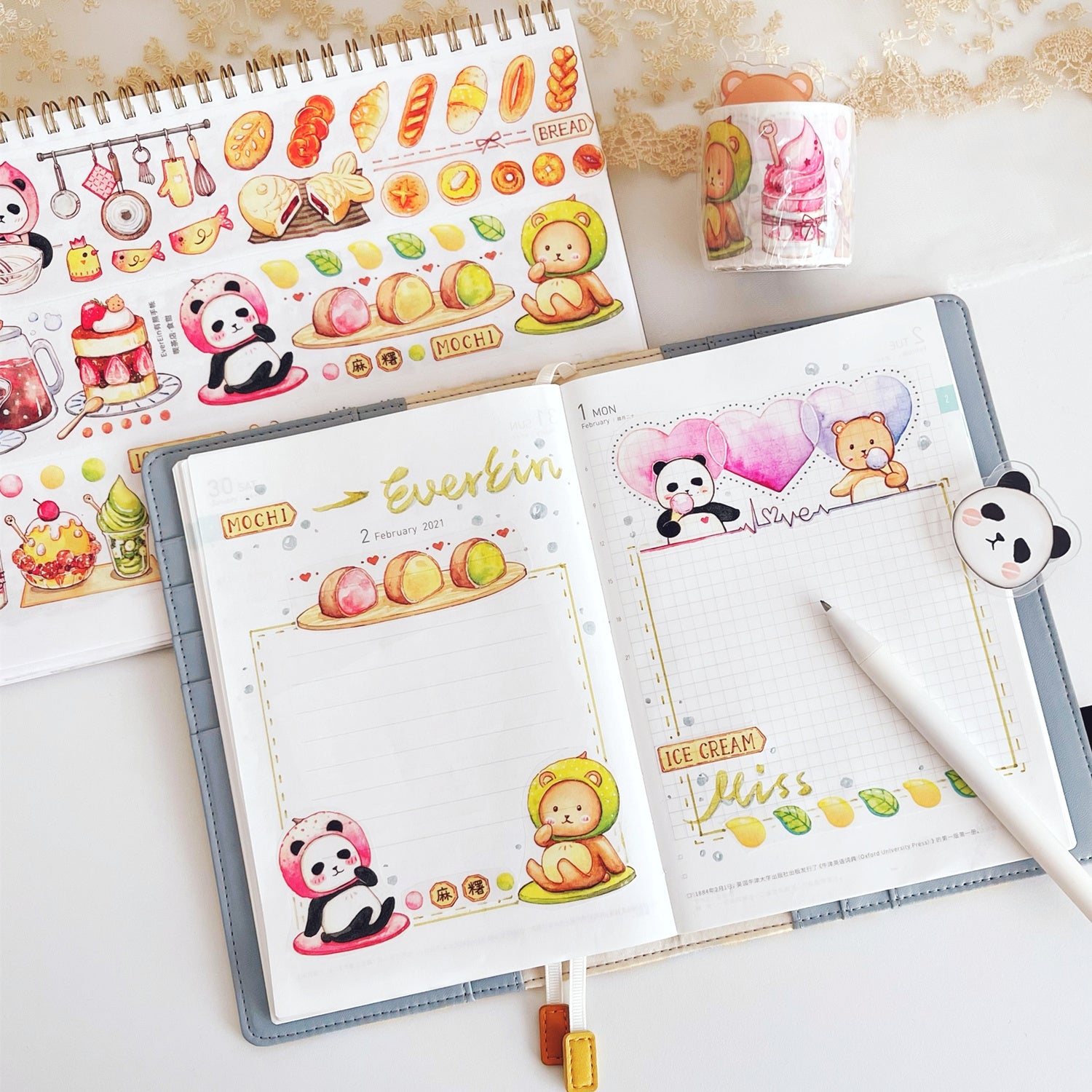 EverEin Washi Tape: Sweet Time