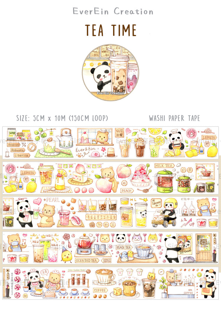 EverEin Washi Tape: Tea Time