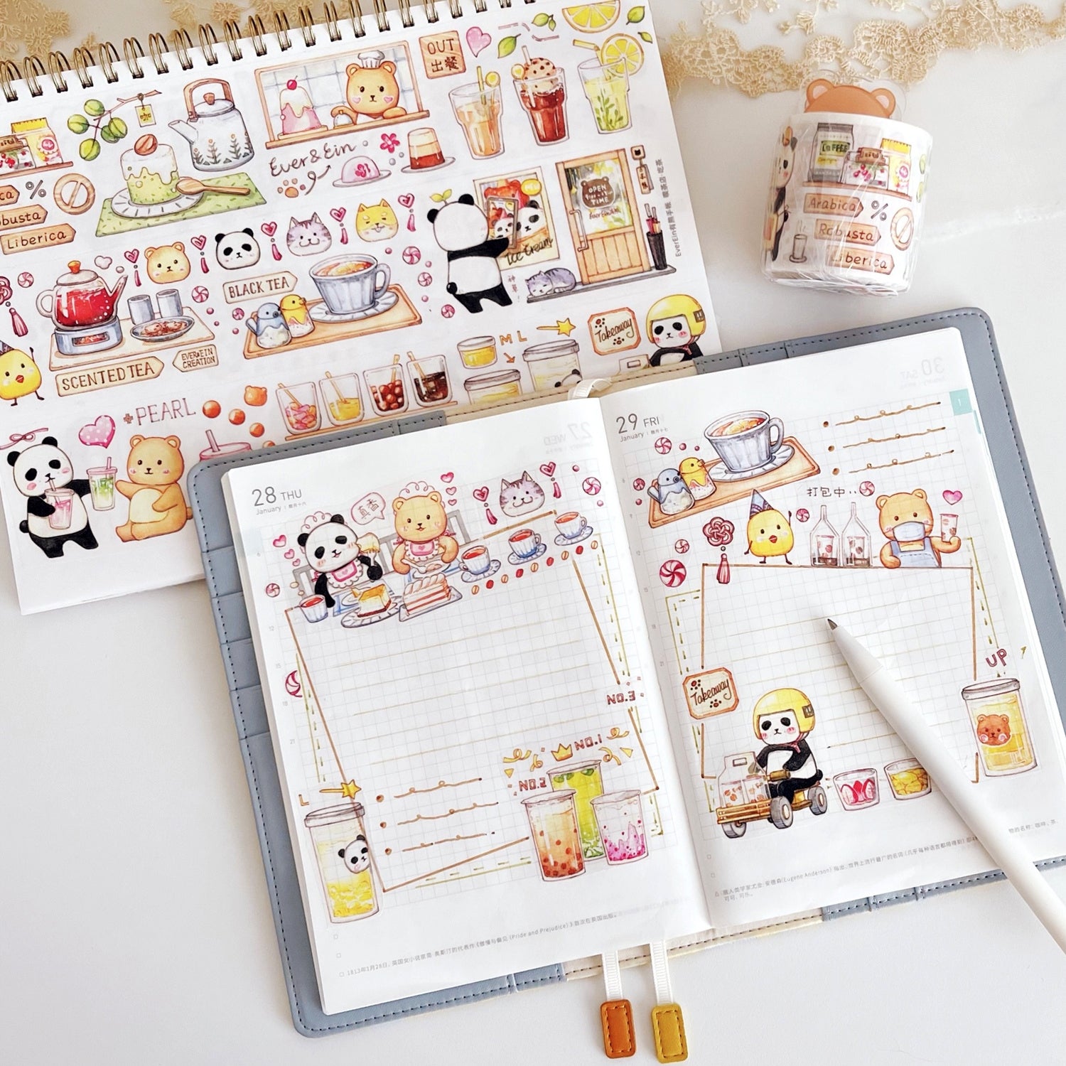 EverEin Washi Tape: Tea Time
