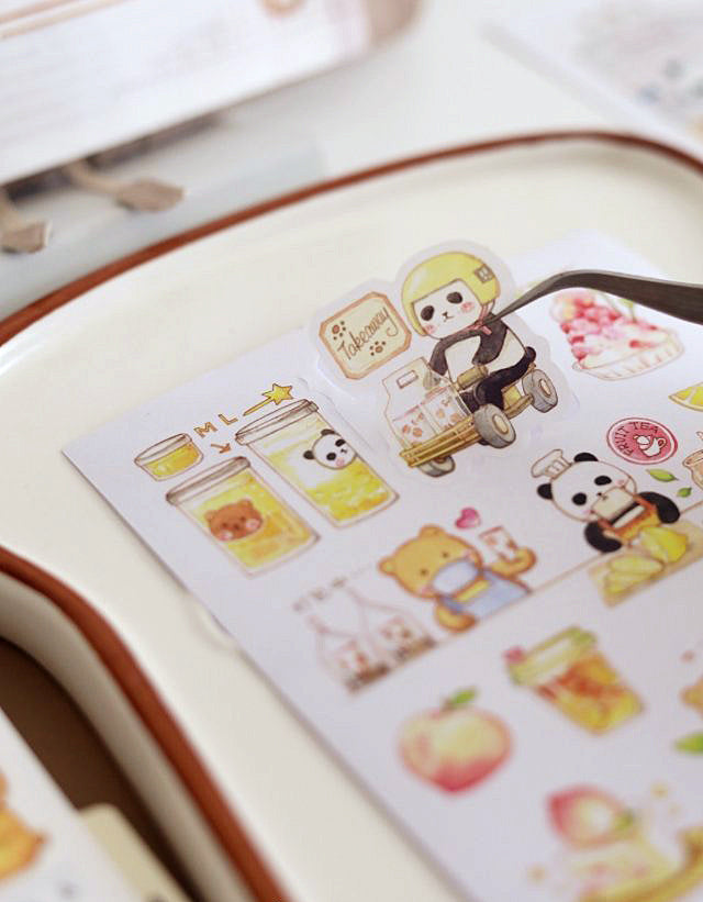 EverEin Sticker Sheet: Tea Time and Sweet Time